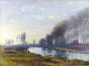 The Small Arm of the Seine at Argenteuil, 1872 by Claude Monet