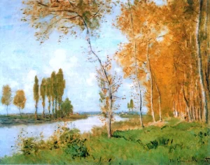 The Spring In Argentuil, 1872 by Claude Monet