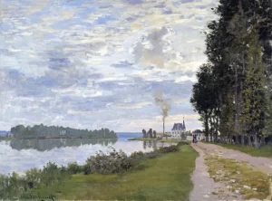 La Promenade D'argenteuil by Claude Monet