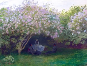 Lilacs, Grey Weather, 1872 by Claude Monet