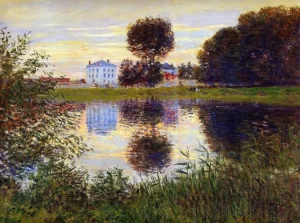 The Ball-Shaped Tree, Argenteuil 1876 by Claude Monet