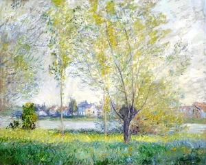 Willows at Vetheuil by Claude Monet