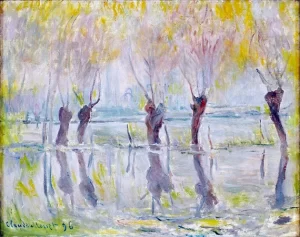 Flood at Giverny by Claude Monet