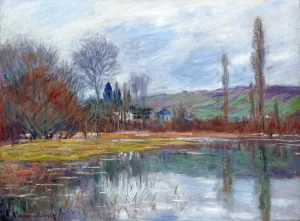 Printemps à Vétheuil by Claude Monet