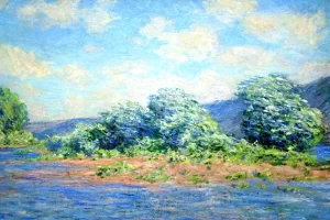 The Seine at Port-Villez by Claude Monet