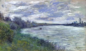 The Seine near Vetheuil, Stormy Weather, 1878 by Claude Monet