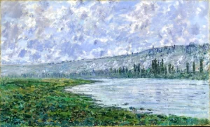 The Seine and the Chaantemesle, 1880 by Claude Monet