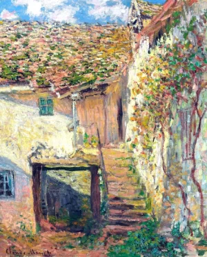L'escalier by Claude Monet
