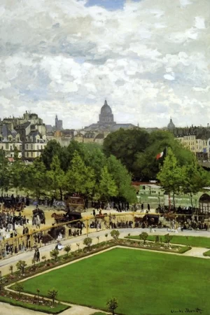 Garden of the Princess 1867 by Claude Monet