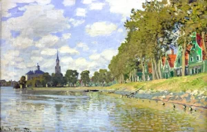 Zaandam (Holland) by Claude Monet