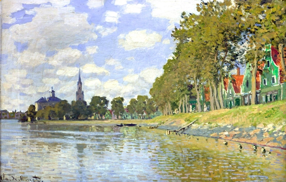 Zaandam (Holland) by Claude Monet
