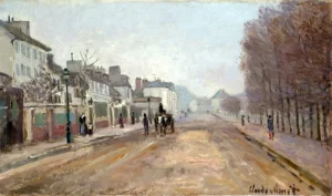 Boulevard Héloise, Argenteuil 1872 by Claude Monet