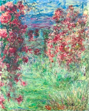 La Maison Dans Les Roses 1925 by Claude Monet La Maison Dans Les Roses 1925 by Claude Monet