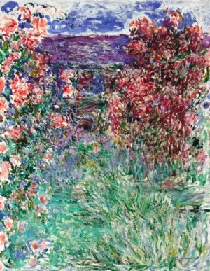 The House Among the Roses by Claude Monet The House Among the Roses by Claude Monet