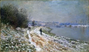 Chemin De Halage à Argenteuil by Claude Monet