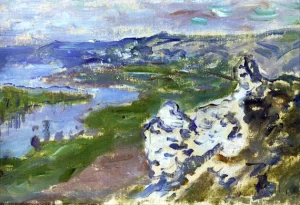 The Seine, View From Heights of Chantemesle, 1881 by Claude Monet