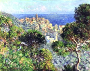 View of Bordighera 1884 by Claude Monet View of Bordighera 1884 by Claude Monet