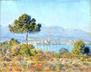 View of Antibes From the Notre-Dame Plateau, 1888 by Claude Monet View of Antibes From the Notre-Dame Plateau, 1888 by Claude Monet