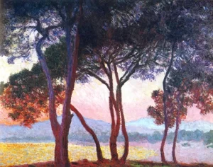 Juan-Les-Pins, 1888 by Claude Monet Juan-Les-Pins, 1888 by Claude Monet