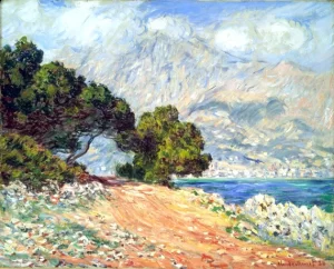 Meton Seen From Cap Martin, 1884 by Claude Monet Meton Seen From Cap Martin, 1884 by Claude Monet