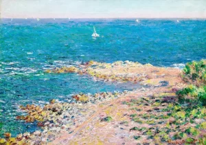 La Méditerranée Par Vent De Mistral by Claude Monet La Méditerranée Par Vent De Mistral by Claude Monet