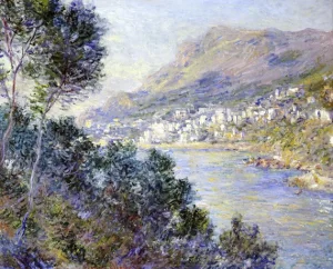 A View of Cape Martin, Monte Carlo by Claude Monet A View of Cape Martin, Monte Carlo by Claude Monet