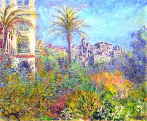 Villas at Bordighera, 1884 by Claude Monet Villas at Bordighera, 1884 by Claude Monet