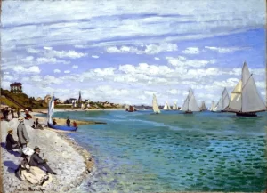 Regatta at Sainte-Adresse by Claude Monet Regatta at Sainte-Adresse by Claude Monet