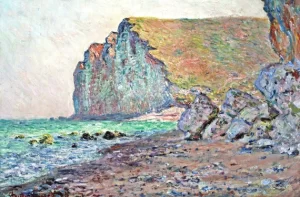 Cliffs of Les Petites-Dalles, 1884 by Claude Monet Cliffs of Les Petites-Dalles, 1884 by Claude Monet