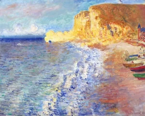 Morning at Etretat, 1883 by Claude Monet Morning at Etretat, 1883 by Claude Monet