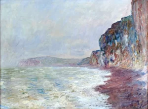 The Cliffs, Grey Weather, 1882 by Claude Monet The Cliffs, Grey Weather, 1882 by Claude Monet