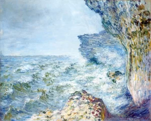 The Sea at Fecamp, 1881 by Claude Monet The Sea at Fecamp, 1881 by Claude Monet