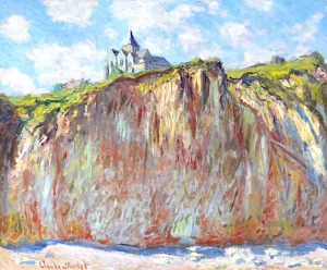 The Church at Varengeville, 1882 by Claude Monet The Church at Varengeville, 1882 by Claude Monet