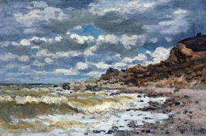 Bord De Mer à Sainte-Adresse by Claude Monet Bord De Mer à Sainte-Adresse by Claude Monet