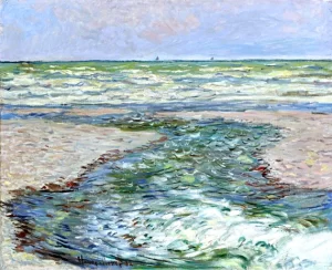 The Seacoast of Pourville, Low Tide, 1882 by Claude Monet The Seacoast of Pourville, Low Tide, 1882 by Claude Monet