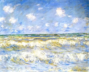 Rough Sea, 1881 by Claude Monet Rough Sea, 1881 by Claude Monet