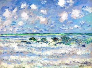 La Vague by Claude Monet La Vague by Claude Monet