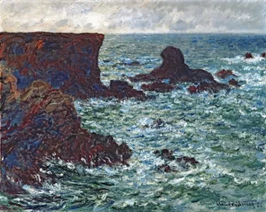 Rocks at Port-Coton, the Lion, 1886 by Claude Monet Rocks at Port-Coton, the Lion, 1886 by Claude Monet