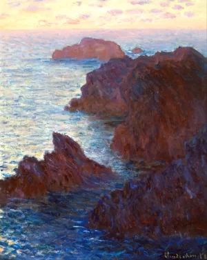 Rocks at Belle-Lle, Port-Domois by Claude Monet Rocks at Belle-Lle, Port-Domois by Claude Monet