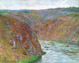 Valley of the Creuse (Gray Day) by Claude Monet Valley of the Creuse (Gray Day) by Claude Monet