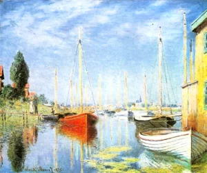 Argenteuil. Yachts, 1875 by Claude Monet Argenteuil. Yachts, 1875 by Claude Monet