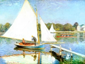 Sailing at Argenteuil by Claude Monet Sailing at Argenteuil by Claude Monet