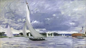 Sailboat, 1872 by Claude Monet Sailboat, 1872 by Claude Monet