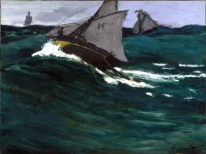 The Green Wave by Claude Monet The Green Wave by Claude Monet