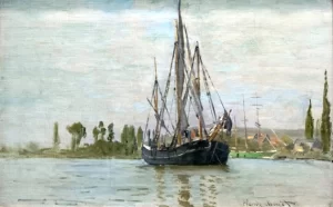 Chasse-Marée à L'ancre by Claude Monet Chasse-Marée à L'ancre by Claude Monet