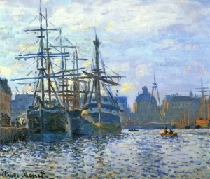 Le Havre, the Harbor, 1874 by Claude Monet Le Havre, the Harbor, 1874 by Claude Monet