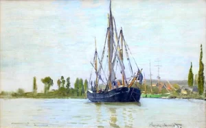 The Sailing Boat, 1871 by Claude Monet The Sailing Boat, 1871 by Claude Monet