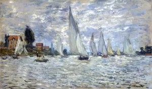 The Regatta at Argenteuil, Ca. 1874 by Claude Monet