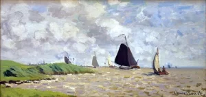 Seascape, 1871 by Claude Monet