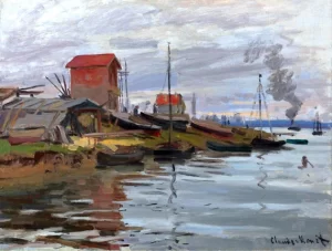 The Seine at Petit-Gennevilliers, 1872 by Claude Monet
